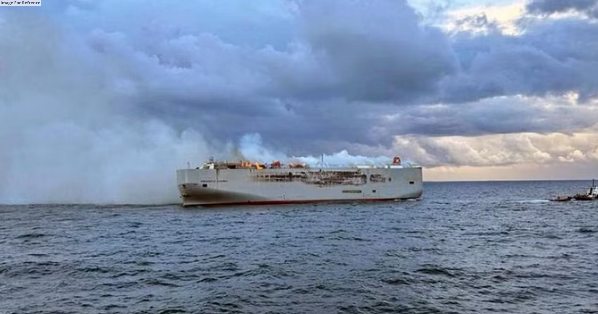 Indian crew member killed, 20 injured as cargo ship with 3,000 cars catches fire off Dutch coast